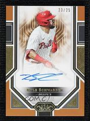 Kyle Schwarber [Bronze Ink] #AS-KS Baseball Cards 2023 Topps Tier One Advanced Stats Stars Autographs Prices