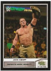 John Cena [Bronze] Wrestling Cards 2014 Topps WWE Road to Wrestlemania Prices