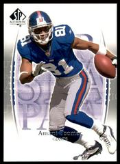 Amani Toomer #62 Football Cards 2003 SP Authentic Prices