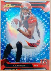 A.J. Green [Blue Refractor] #33 Football Cards 2013 Topps Finest Prices