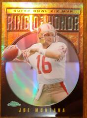 Joe Montana [Refractor] Football Cards 2002 Topps Chrome Ring of Honor Prices