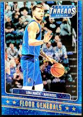 Luka Doncic [Premium Blue] #2 Basketball Cards 2018 Panini Threads Floor Generals Prices
