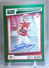 Skyy Moore [Signature End Zone] #391 Football Cards 2022 Panini Score Prices