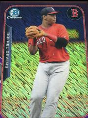 Rafael Devers [Purple Shimmer Refractor] Baseball Cards 2015 Bowman Chrome the Farm's Finest Minis Prices