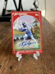 Bo Jackson [Autograph Bright Red] #15 Baseball Cards 2023 Topps X Bob Ross The Joy Of Prices