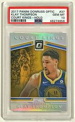 Klay Thompson [Holo] #37 Basketball Cards 2017 Panini Donruss Optic Court Kings Prices