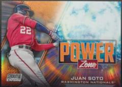 Juan Soto [Chrome Orange Refractor] Baseball Cards 2020 Stadium Club Prices