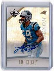 Luke Kuechly [Monikers Gold Autograph] Football Cards 2012 Panini Limited Prices