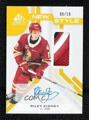 Riley Kidney [Gold Autograph Patch] Hockey Cards 2021 SP Game Used CHL New Style Prices