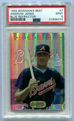 Andruw Jones [Blue Refractor] #7 Baseball Cards 1995 Bowman's Best Prices