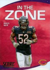 Khalil Mack Football Cards 2020 Panini Score in the Zone Prices