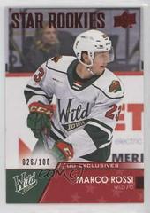 Marco Rossi [Exclusives] Hockey Cards 2021 Upper Deck AHL Prices