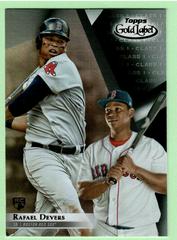 Rafael Devers [Class 1 Black] #1 Baseball Cards 2018 Topps Gold Label Prices