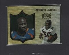Terrell Davis [Ssd Hobby Gold] Football Cards 1998 Playoff Absolute Prices