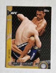 Charles Oliveira [Gold] #104 Ufc Cards 2015 Topps UFC Chronicles Prices