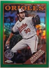 Grayson Rodriguez [Green] #88CU-10 Baseball Cards 2023 Topps Chrome Update 1988 Prices