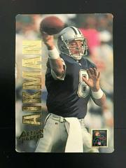 Troy Aikman [Braille] Football Cards 1993 Action Packed Quarterback Club Prices