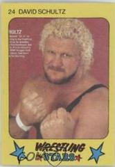 David Schultz #24 Wrestling Cards 1986 Monty Gum Wrestling Stars Prices