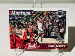 Kawhi Leonard [White Mosaic] Basketball Cards 2019 Panini Mosaic Montage Prices