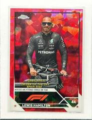 Lewis Hamilton [Red Refractor] #171 Racing Cards 2023 Topps Chrome Formula 1 Prices