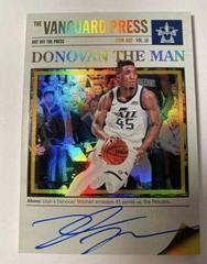 Donovan Mitchell [Gold] #HP-DML Basketball Cards 2017 Panini Vanguard Hot Off the Press Autographs Prices