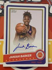 Janiah Barker #PA-JBA Basketball Cards 2022 Topps Chrome McDonald's All-American Paper Autographs Prices