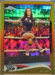 AJ Lee [Gold] Wrestling Cards 2014 Topps Chrome WWE Prices