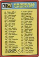 Checklist 131-234 Baseball Cards 1983 Donruss Prices