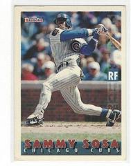 Sammy Sosa #4 Baseball Cards 1995 Bazooka Prices