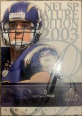 Drew Brees Football Cards 2003 SP Signature Prices