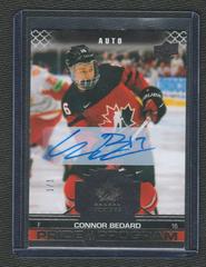 Connor Bedard [Signature] #78 Hockey Cards 2022 Upper Deck Team Canada Juniors Prices