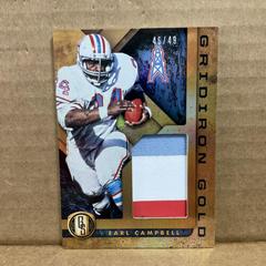 Earl Campbell [Prime] #GG-29 Football Cards 2018 Panini Gold Standard Gridiron Prices