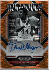 David Thompson [Orange Pulsar] #LS-DVT Basketball Cards 2023 Panini Prizm Draft Picks Legacy Signatures Prices
