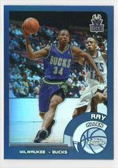 Ray Allen [Refractor] Basketball Cards 2002 Topps Chrome Prices