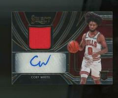 Coby White #CBW Basketball Cards 2019 Panini Select Rookie Jersey Autographs Prices
