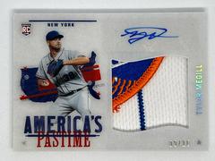 Tylor Megill [Holo Silver] #AP-TM Baseball Cards 2022 Panini Chronicles America's Pastime Autographs Prices