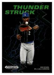 Elijah Green Baseball Cards 2022 Panini Prizm Draft Picks Thunderstruck Prices