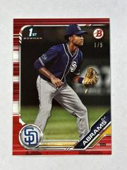 CJ Abrams [Red] #BD-85 Baseball Cards 2019 Bowman Draft Prices