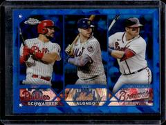 Austin Riley, Kyle Schwarber, Pete Alonso Baseball Cards 2023 Topps Chrome Sapphire Prices