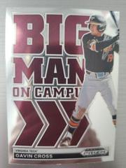 Gavin Cross Baseball Cards 2022 Panini Prizm Draft Picks Big Man on Campus Prices