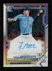Frank Mozzicato #CDA-FM Baseball Cards 2021 Bowman Draft 1st Edition Chrome Autographs Prices