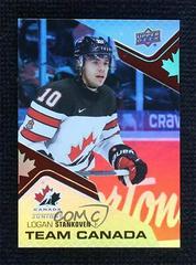 Logan Stankoven Hockey Cards 2022 Upper Deck Team Canada Juniors Acetates Prices
