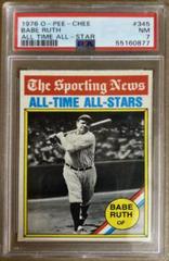 Babe Ruth [All Time All Star] Baseball Cards 1976 O Pee Chee Prices