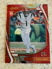 Ja'Marr Chase [Red Square] #105 Football Cards 2021 Panini Absolute Prices