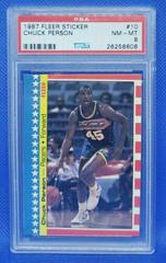 Chuck Person #10 Basketball Cards 1987 Fleer Sticker Prices