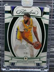 Anthony Davis [Emerald] #35 Basketball Cards 2021 Panini Flawless Prices