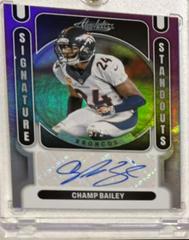 Champ Bailey [Purple] #SS-CB Football Cards 2022 Panini Absolute Signature Standouts Prices