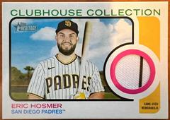 Eric Hosmer Baseball Cards 2022 Topps Heritage Clubhouse Collection Relics Prices