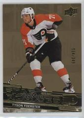 Tyson Foerster [Gold] #13 Hockey Cards 2023 Upper Deck Star Rookies Prices