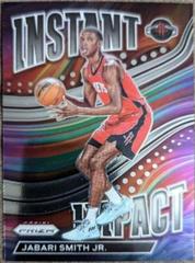 Jabari Smith Jr. #3 Basketball Cards 2022 Panini Prizm Instant Impact Prices